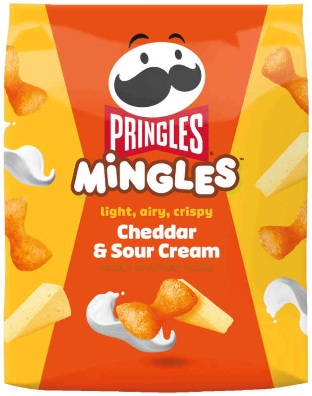 Pringles Mingles Product packages animating