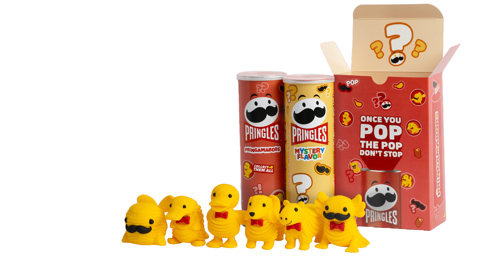 pringamabobs characters and packaging