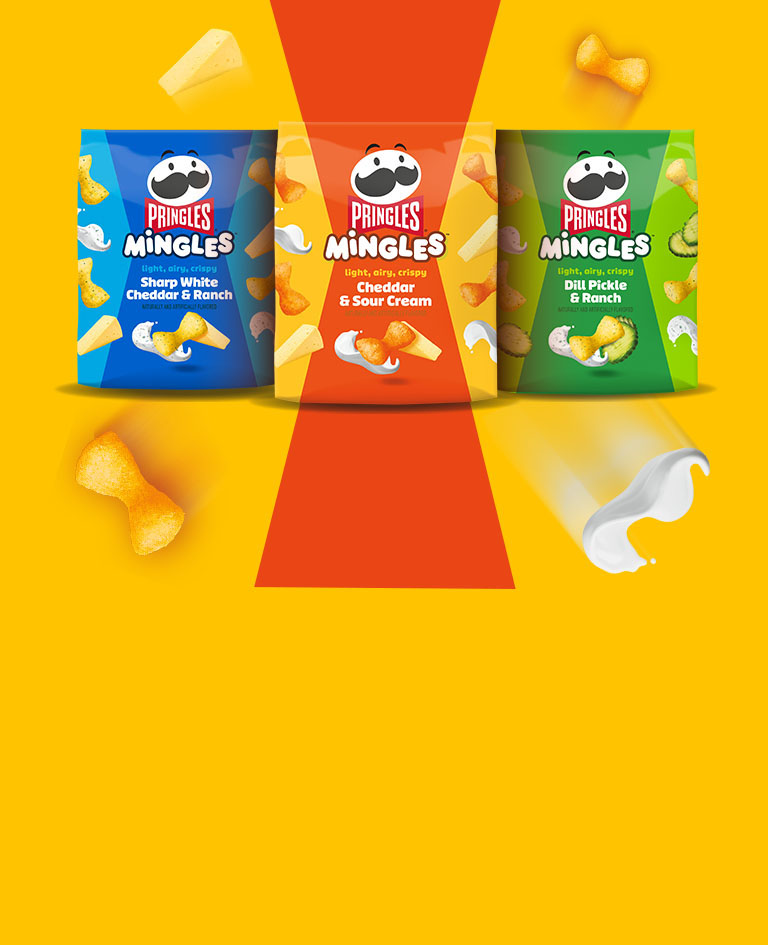 Assorted Pringles Mingles product bags
