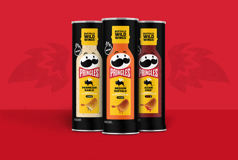 NEW Pringles x Buffalo Wild Wing crisps